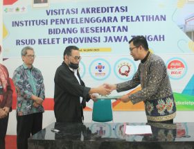 Visitasi Akreditasi Institusi Penyelanggara Pelatihan Bidang Kesehatan RSUD Kelet Provinsi Jawa Tengah