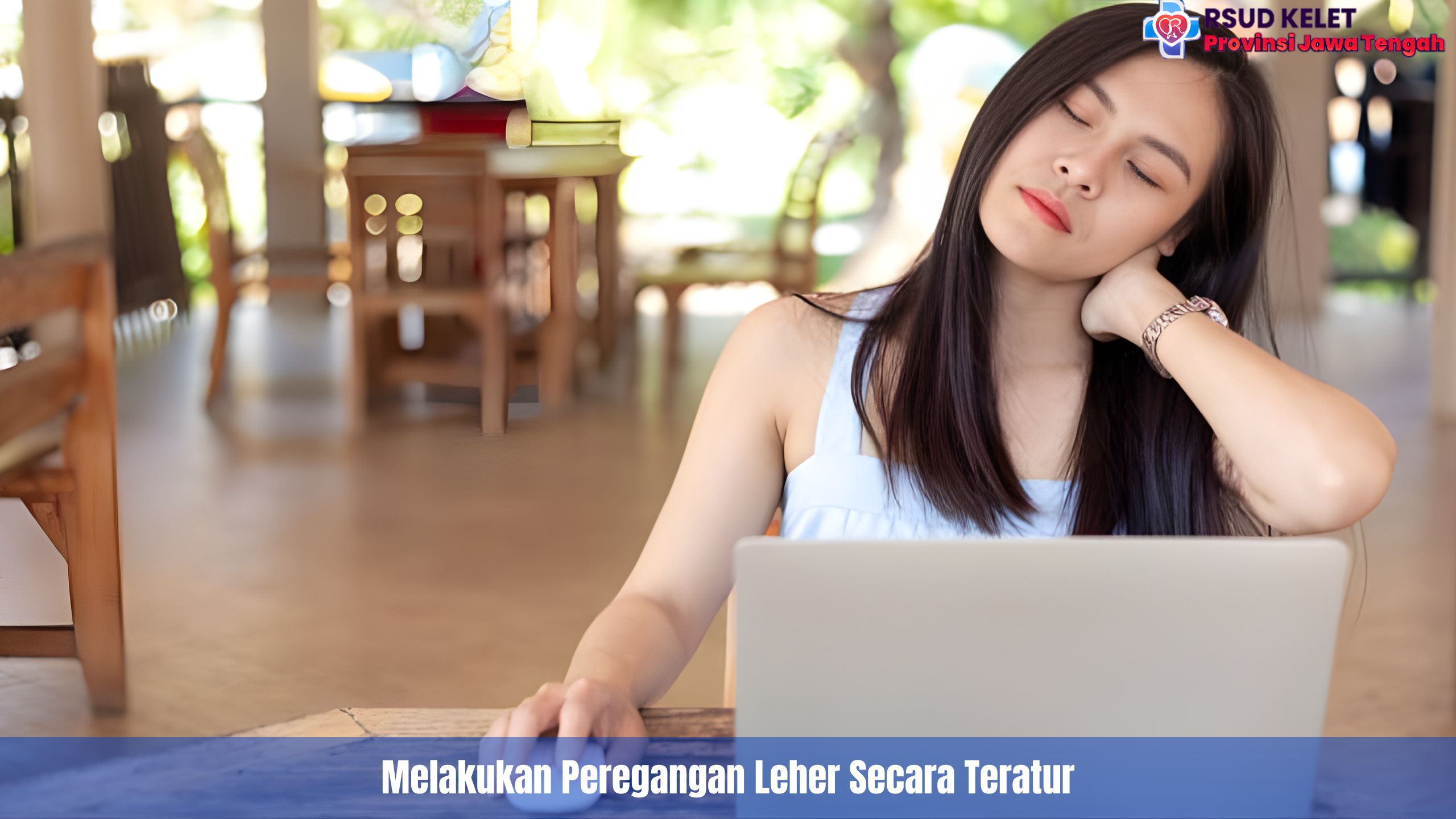 Melakukan Peregangan Leher Secara Teratur